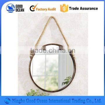 Antique Wooden Makeup Mirror Oval Shaped with Low Price and High Quality Size can be Custom