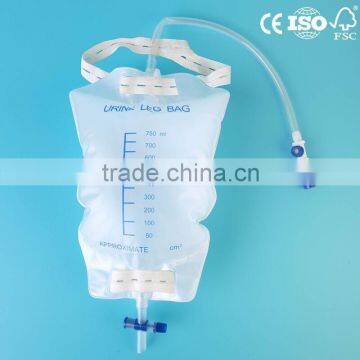 750ml disposable urine bag for leg