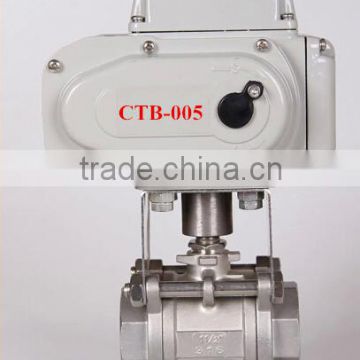2 way AC220V ,AC380V 1/2" to 4" Electric operated motor ball valves stainless steel water control system