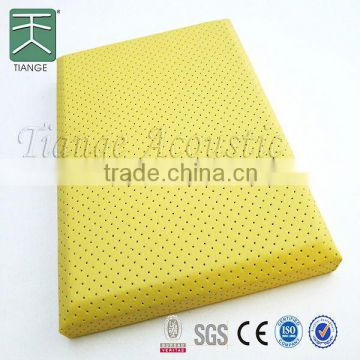 Sound absorption panel fabric acoustic board 600x600mm decorative acoustic ceiling tiles for cinema