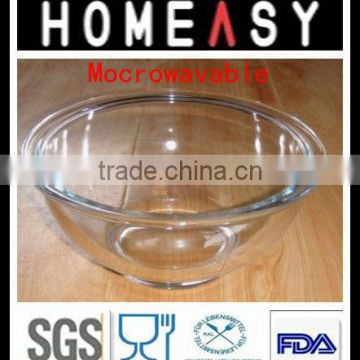 hot sale Micowave Oven Safe Clear Glass Bowl