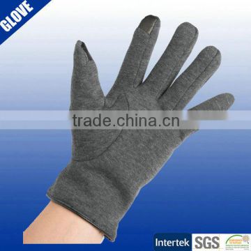FLG078 wholesale black fleece touch screen gloves