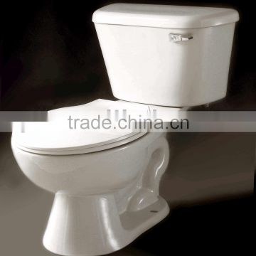 UPC Certified Siphonic Two Piece Toilet, Round-Front Toilet (T/X-6810)