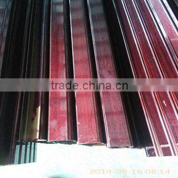 electrophoresis wood effect aluminium extrusion profiles for windows and doors usage