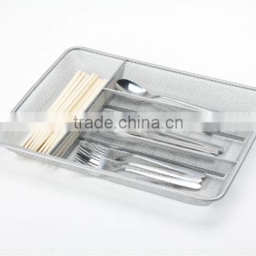 metal mesh kitchen cutlery box