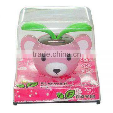 Cute Solar Powered Flip Flap Flower Car Gifts