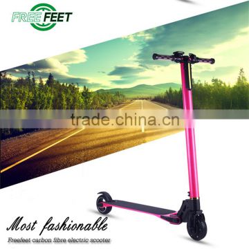 2016 new products 50cc kids carbon fiber two wheel smart balance electric scooter
