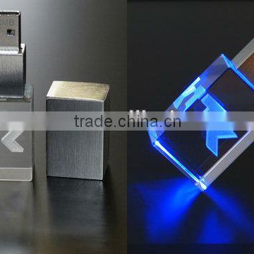 good quality crystal usb flash drive with high speed flash