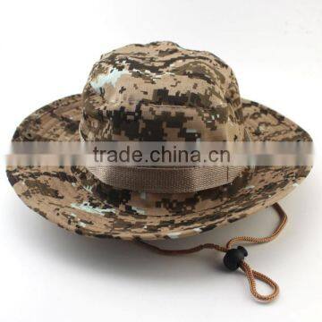 Hot sale sun protection camouflage kids bucket hat