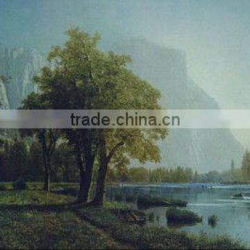 River stream pattern cloth painting
