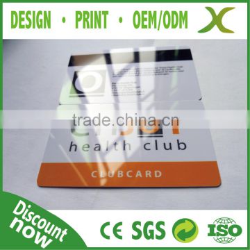 Free Design~~!! Best PVC Material CR80 PVC Gift Card/ PVC promotional vip card