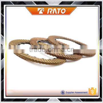 High performance motorcycle clutch friction plate for CD70