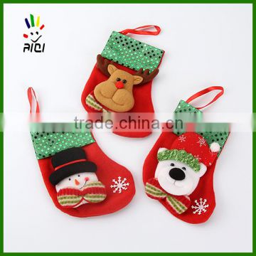 custom plush christmas sock toy