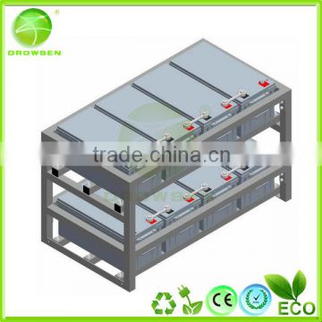 Flat Packed Battery Rack for 12v 24Ah Battery with Good Price