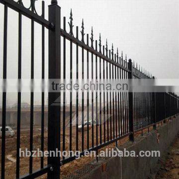 Anping cheap high strength galvanized green europe garden fence/european fence/zinc steel fence