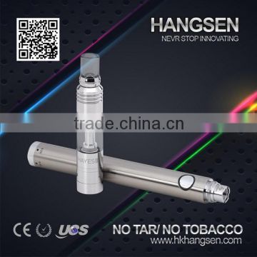 Hangsen hot selling improved Hayes II Twist clearomizer e-cigarette with 900mah ego C3R twist battery