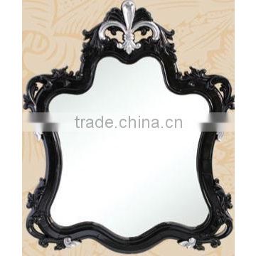 SJ-9181-10 black hexagonal plastic decorative mirror
