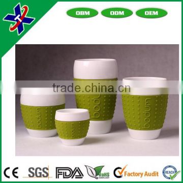 Hot sale colorful high quality silicone cup cover