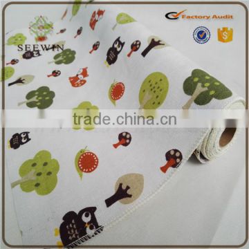 2016 cheap new design 100% linen fabric wholesale , 100% linen table runner table linen