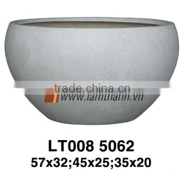 Southern Vietnam Pot Producer Natural Cylinder Round Poly Marbele