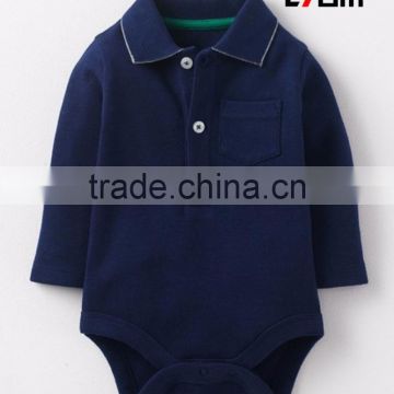1507-1 OEM Baby clothes newborn boys 100% cotton baby jumpsuit long sleeve Infants clothing& Toddlers baby onesie