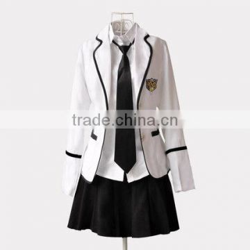 Juqian wholesale 2016 fashion style colors korean high school uniform suits manufacturer
