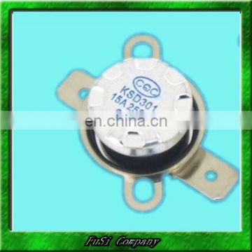 15A 250V 65 Degree KSD301 Thermostat with CQC cetificated