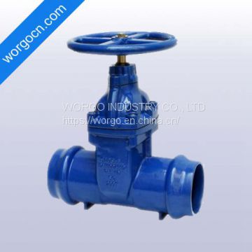 Socket End NRS Resilient Seated Gate Valve for Pvc Pipe