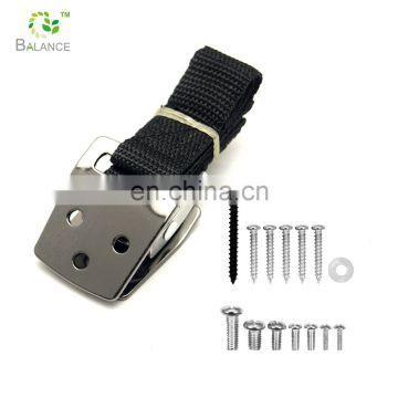 Metal/ABS buckle anti-tip TV furniture safety strap