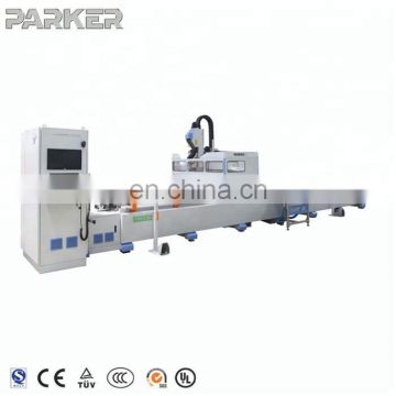 Construction aluminum any angle CNC drilling milling machine