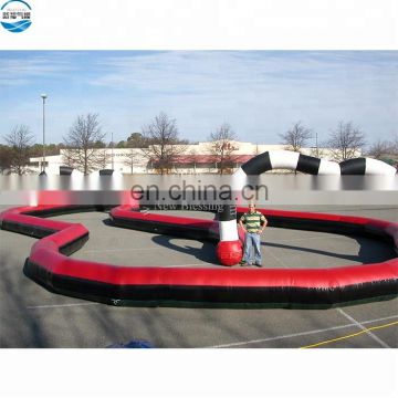 2018 commercial customized ATV/Quad/Didi car/GoKarts track,  inflatable zorb ball race track for sale