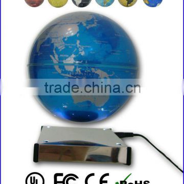 6" magnetic floating desktop globe