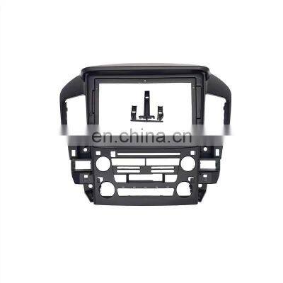 Car Radio Navigation Center Control Frame For 2010 RX300 RX350 Harrier Stereo Instrument Mounting Kit With Power Cable