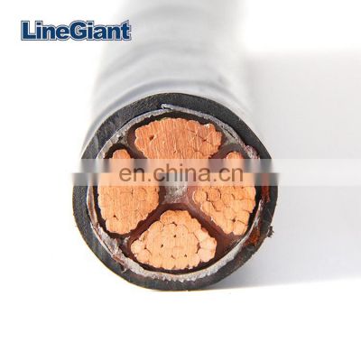 Underground fire rated 4 core 25mm 35mm 50mm 0.6 1KV CU XLPE PVC fire resistant electric power cable wire