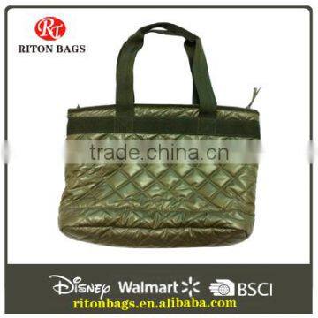 Eco-friendly garment material with sponge hand bag