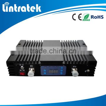 Lintratek brand LCD home use China supplier 2G signal repeater CDMA Hotel 70db repeater 850mhz