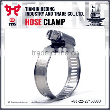 Excellent quality American stainless steel hose clamp