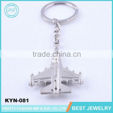 Promotional Gifts China Supplier Metal Key Chains, Airplane Shape Key Chains