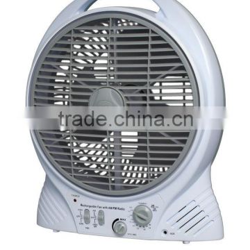 SUNCA AC/DC Rechargeable Radio Fan with MP3 input SF-2692B