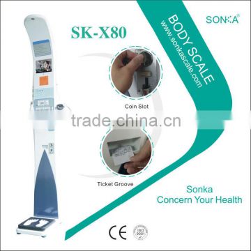 Weight Machine With Height Scale For Human SK-X80 With Thermal Printer Automatic Cutting Paper