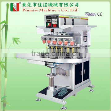 6 Colour Ink Cup Pad Printer with Conveyer (Model JN-CP6-300C)