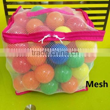100pcs Wholesale Ocean Plastic Soft Play Balls With Mesh Bag For Kids
