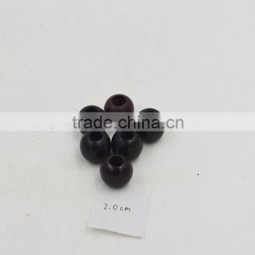 Wood Diameter 9mm Natural Color Round Beads