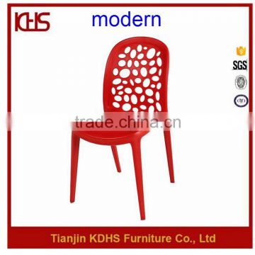 alibaba china amerian design elegant red pp back and seat dining chair