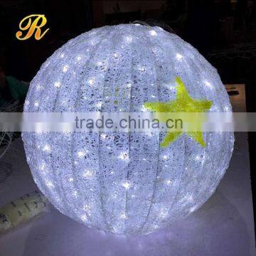 Large waterproof led christmas ball