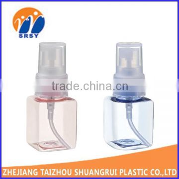 2015 cheap empty luxury cosmetic bottle water body mist nozzle spray clear Taizhou