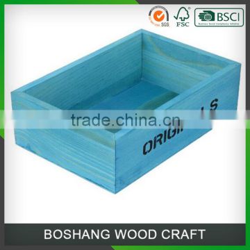 Blue Cheap Planter box wood
