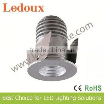 Modern galre less LED downlight mini light 2W for showcase with best price