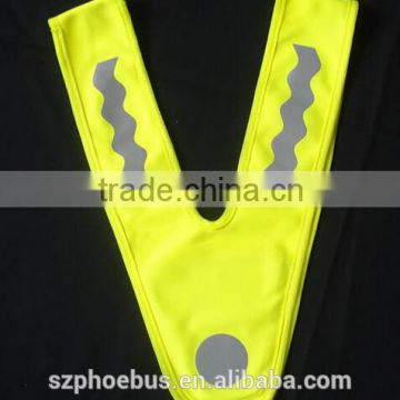 CE EN13356 reflective safety led armband led luminous waist band for safety notice