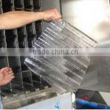 plate ice machine for storage of fish, shrimps, seafood,